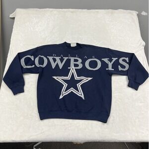 Lee Dallas Cowboys Sweatshirt Mens XL Navy Blue Vintage 1993 NFL Heavyweight USA